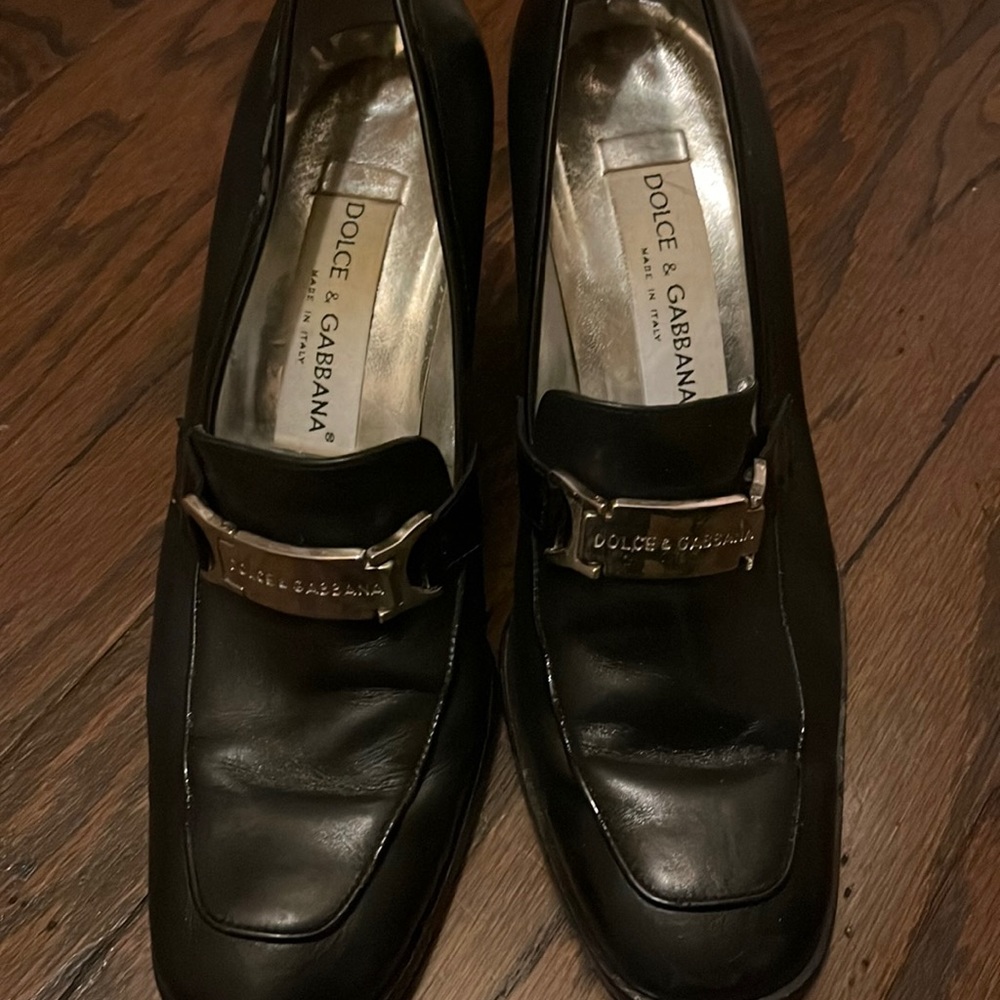 Dolce and Gabbana heeled loafer
